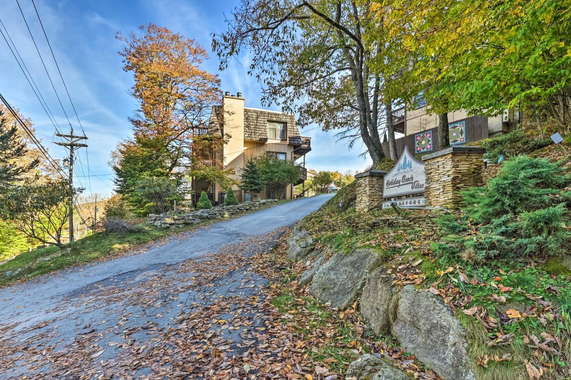 Beech Mountain Studio With Balcony Less Than 1 Mi To Skiing! Esterno foto